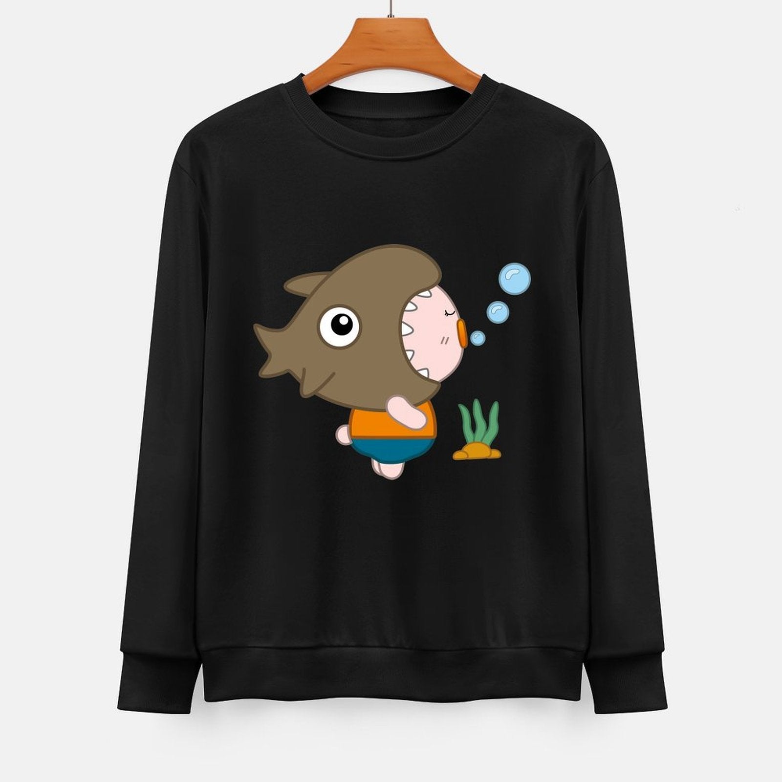 Front Patterned Long Sleeve TopEverydaySeries Moisture-Wicking